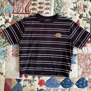 Dickies Striped Crop Top